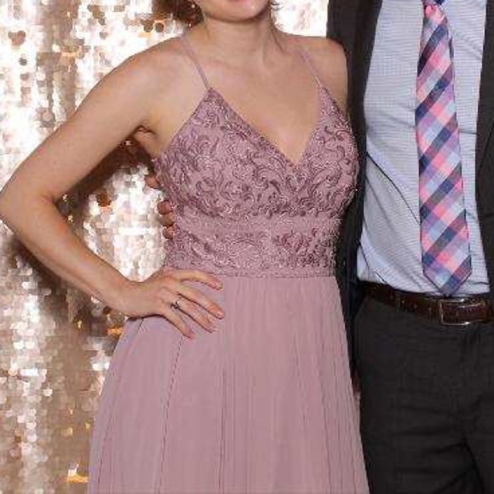 Kennedy Blue Cameron Bridesmaid in Dusty Rose